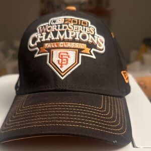 San Francisco Giants 2010 World Series Champions Black & Orange baseball Cap
